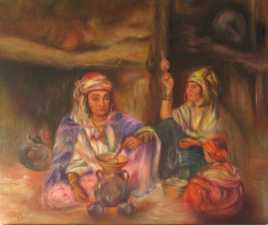 Scène kabyle ( Vershaffelt)